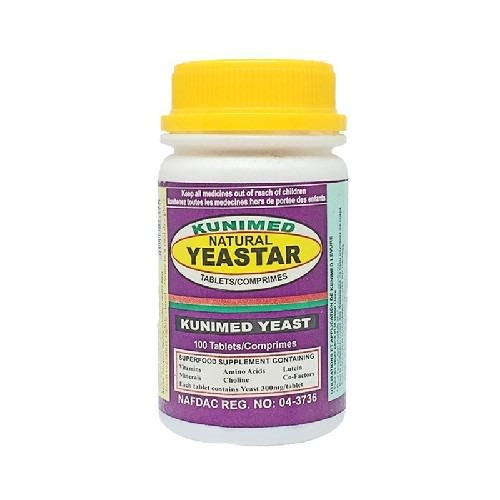 Natural Yeastar Tablets - 100 Tablets