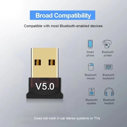 Wireless Usb Bluetooth 5.0 Adapter Dongle