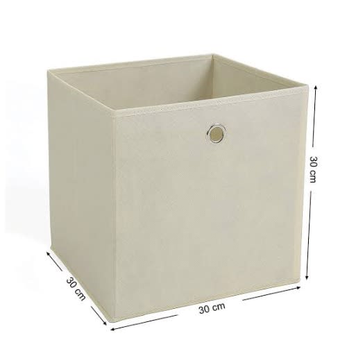 Kesper Storage Box - 32cm By 32cm - Cream
