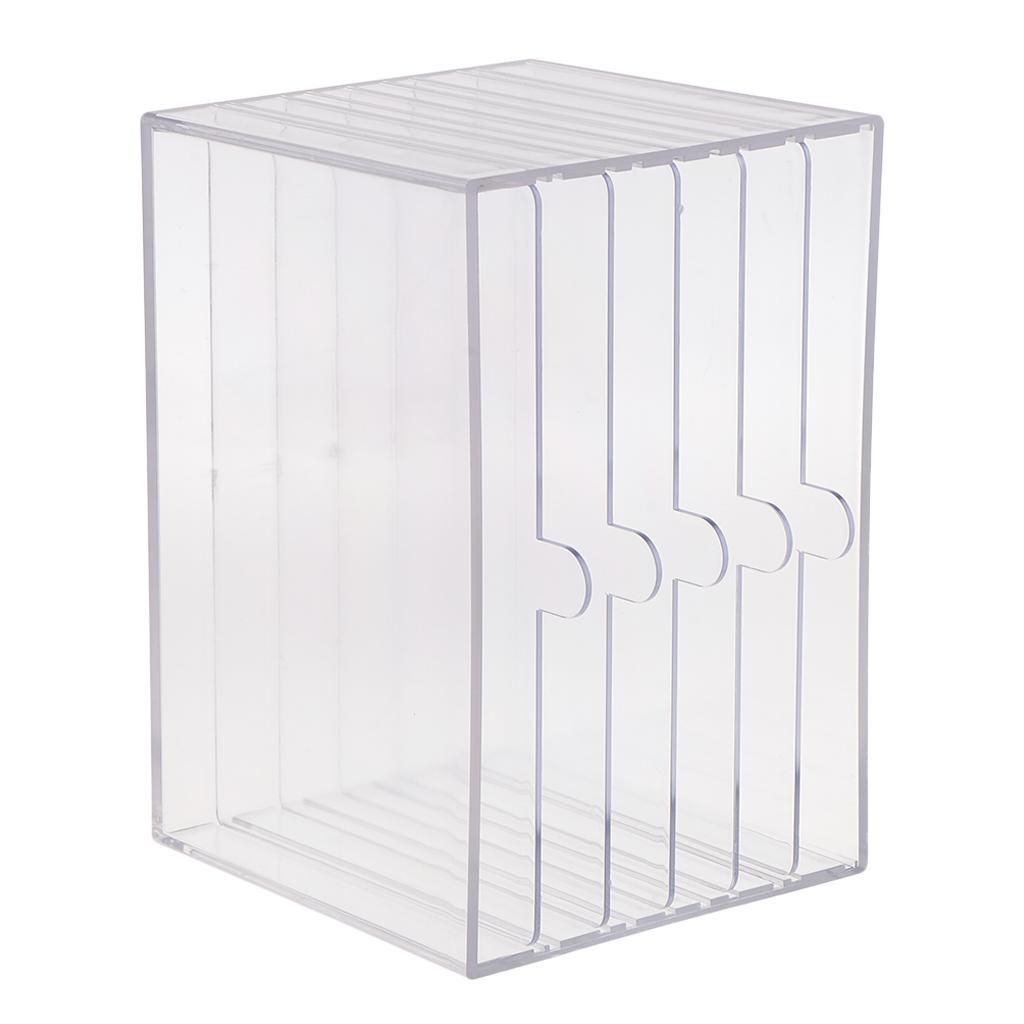 Professional Acrylic Storage Box False Nail Tips Practice Display