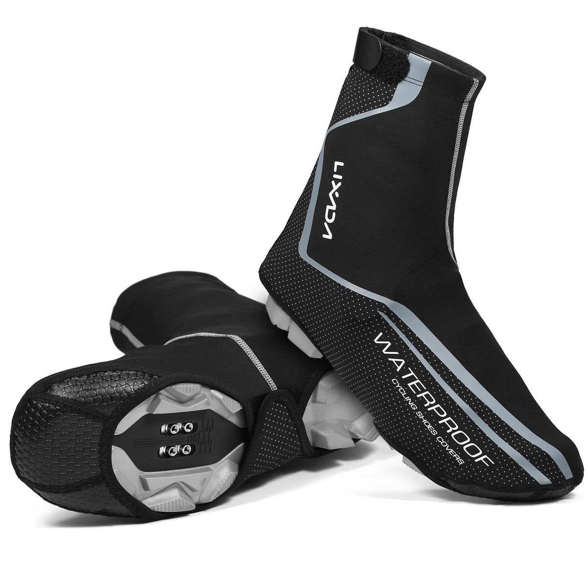 Lixada Waterproof Cycling Overshoes Winter Warm Bicycle Shoe Covers Windproof MTB Road Bike Shoes Covers Protectors