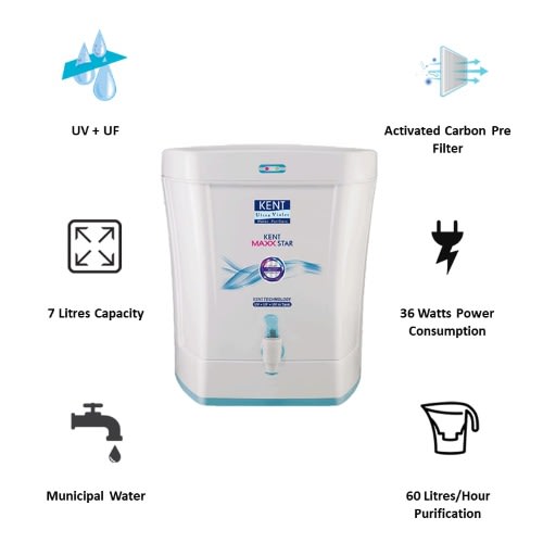 Maxx Star UV Water Purifier - White