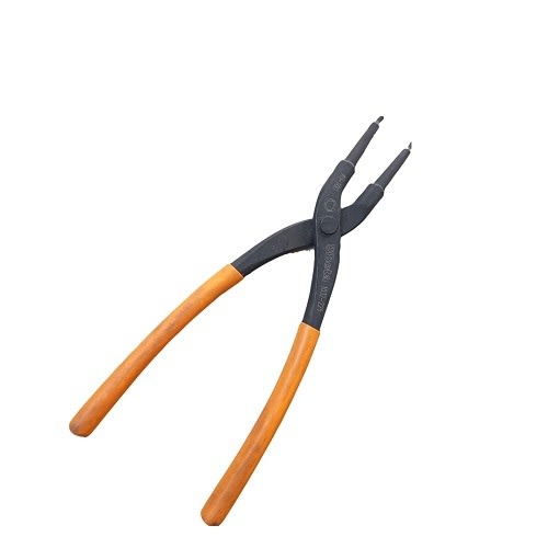 1032 Size 225 Internal Circlip Pliers - Straight Pattern - Chrome Plated - Pvc Coated