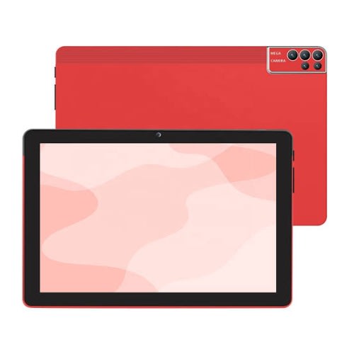C Idea10 Inches Tablet Android Tab - 5G  - Dual Sim - 6GB  RAM  - 256GB ROM - Red
