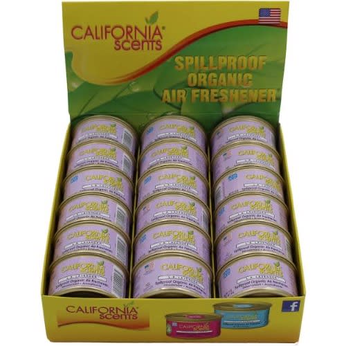 California Scents Can Air Freshener Eco-friendly Odor Neutralizer, L.a. Lavender, 42g -full Pack 18)
