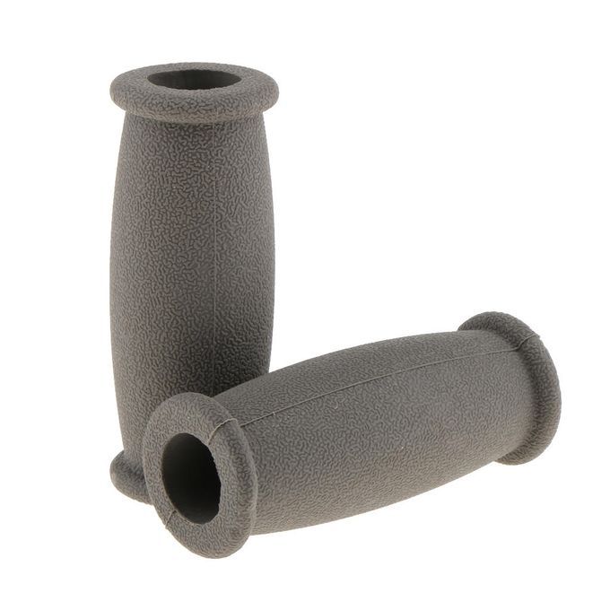 Soft Rubber Crutch Handle Covers Washable Crutch Hand Grip Cover Gray