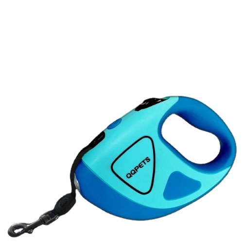 Retractable Dog Leash With Led Light - 3m - Blue