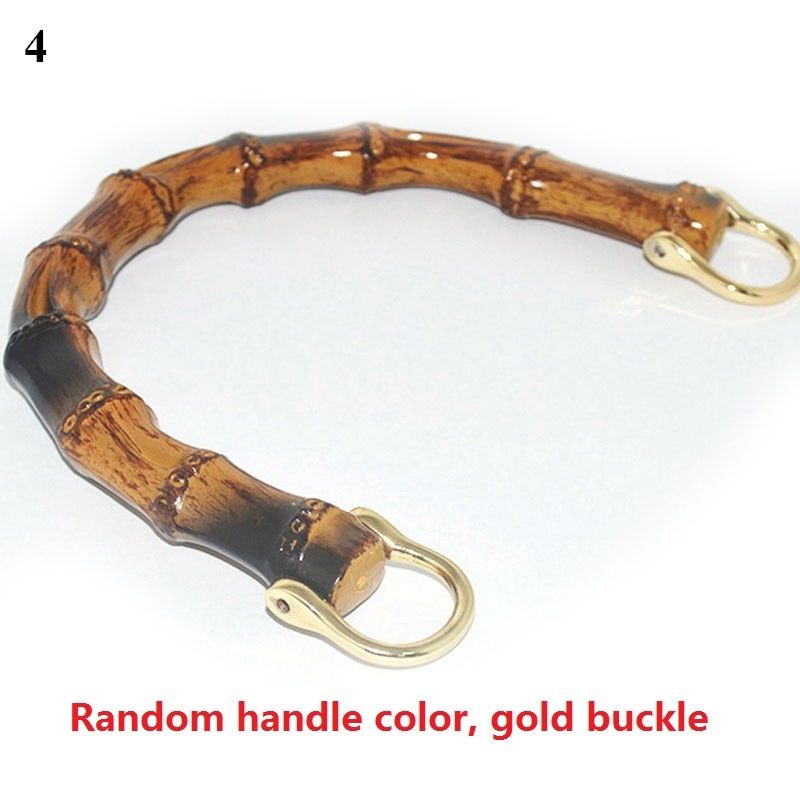 1pc Arched Bamboo Shape Bag Handle For Handcrad Handbag Purse Frame Replacement DIY Bags Accessories Fashion Bag Handles