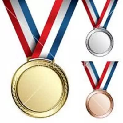 Award Medals (gold Silver Bronze)