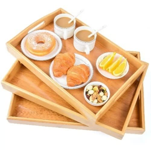 Bamboo Tray - 3 Pieces