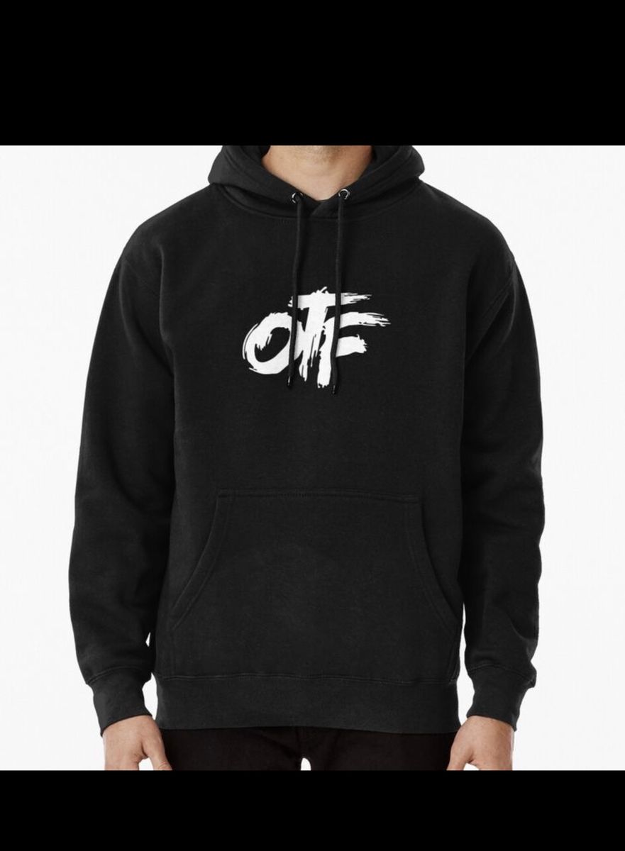 OTF Printed Hoodie Black