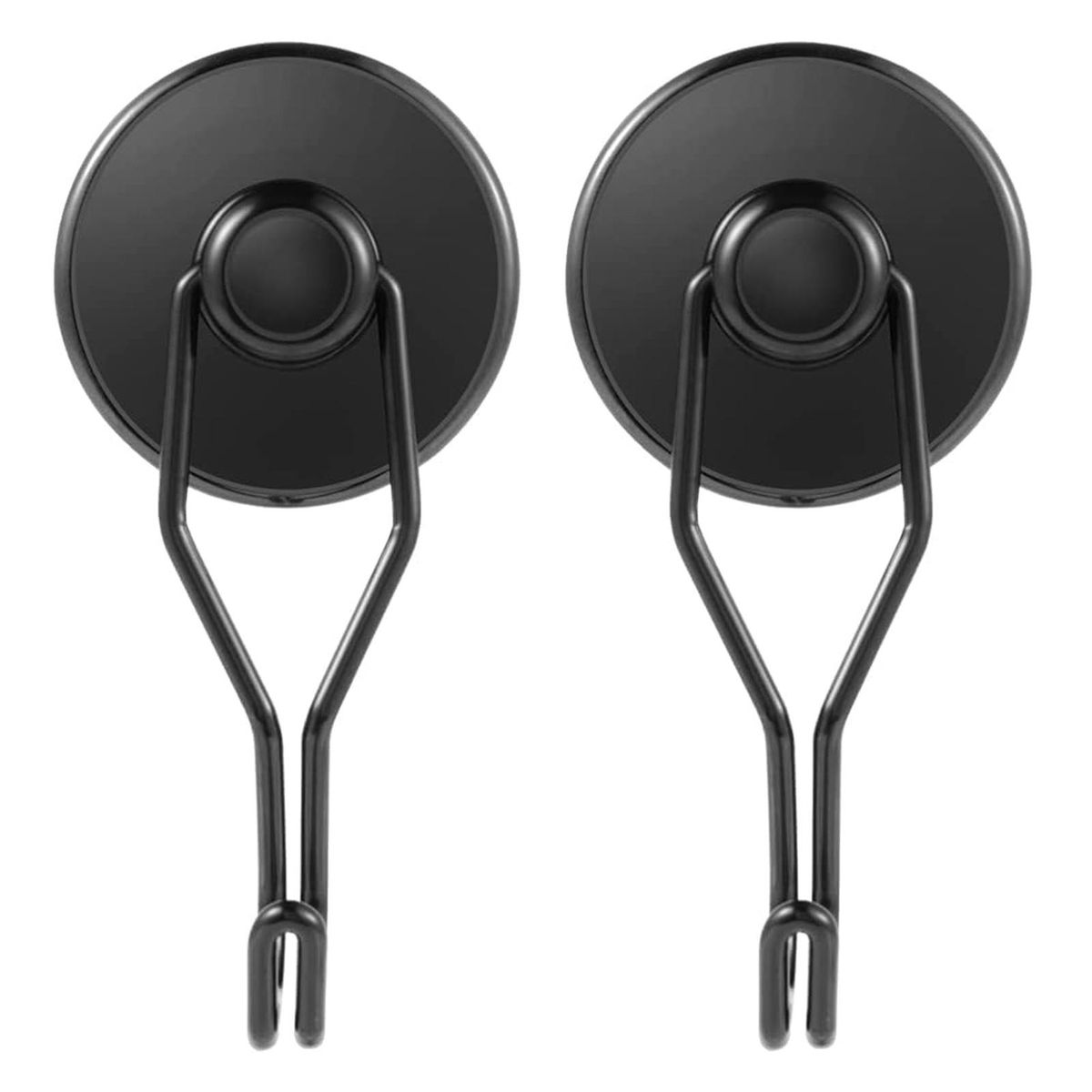 Neodymium Magnet Hooks Magnetic Pot Hooks Heavy Duty Rust-proof Black