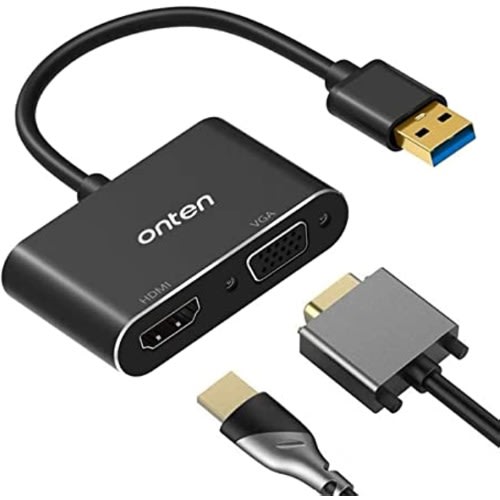 Onten Usb 3.0 To Hdmi/vga Adapter - Otn-5201b