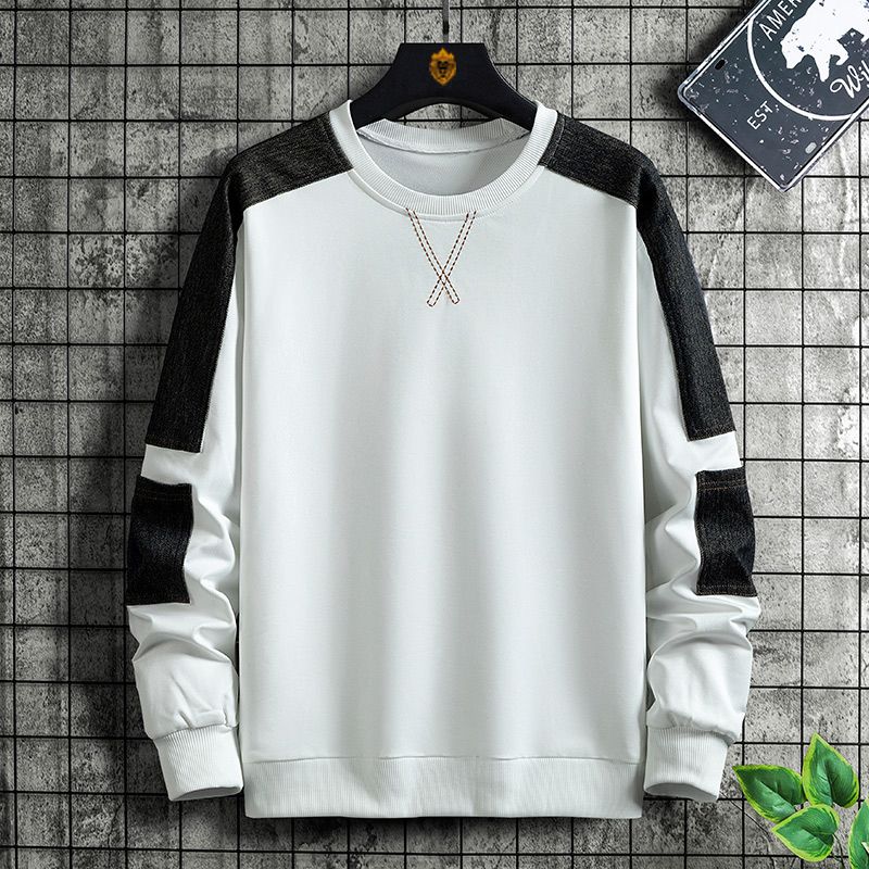 Kartel Stylish White & Black Sweatshirt