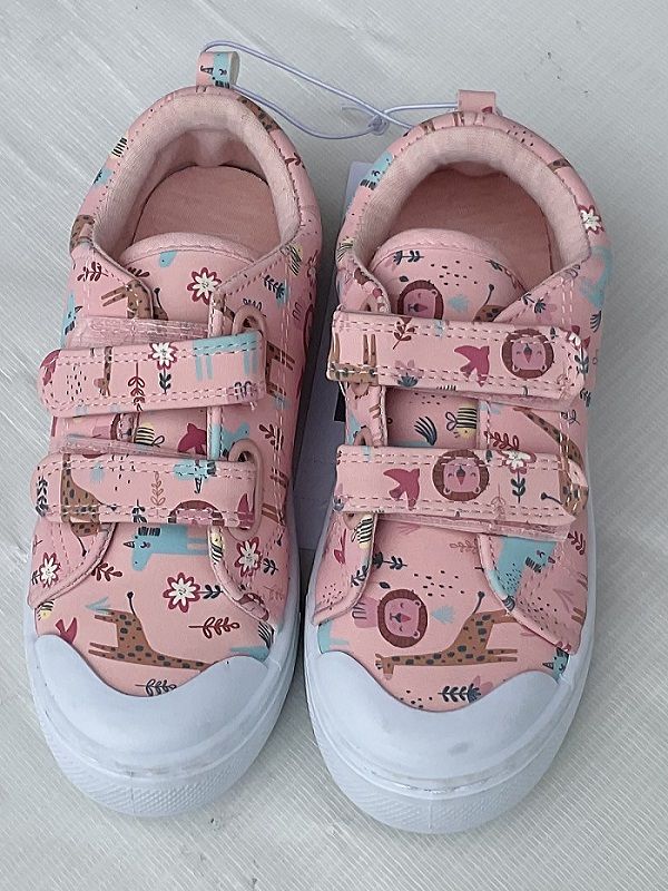 Safari Print Baby Girl Sneakers