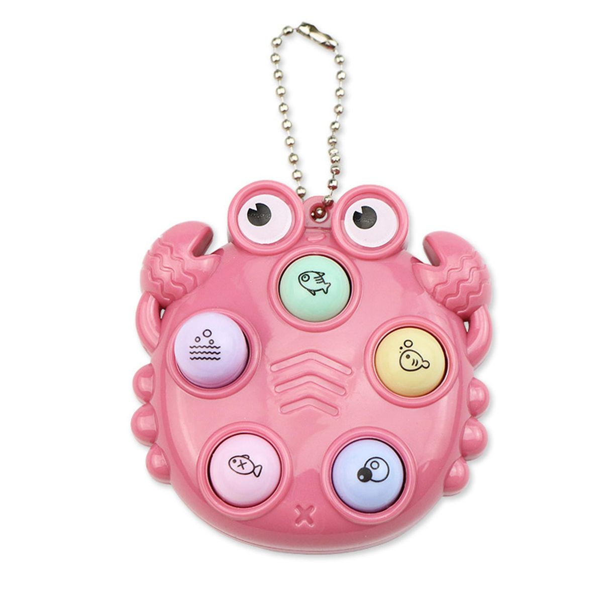 Mini Decompression Toy Mini Portable Game Console Pendant Toy Pink