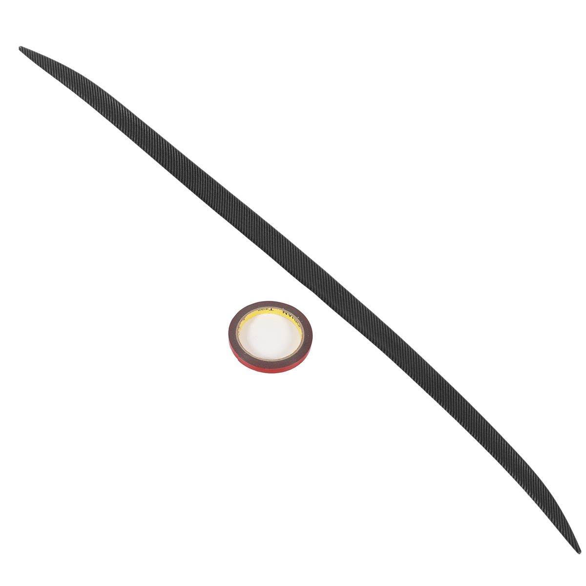 Car Spoiler Reducing Drag Carbon Fiber Pattern Concise