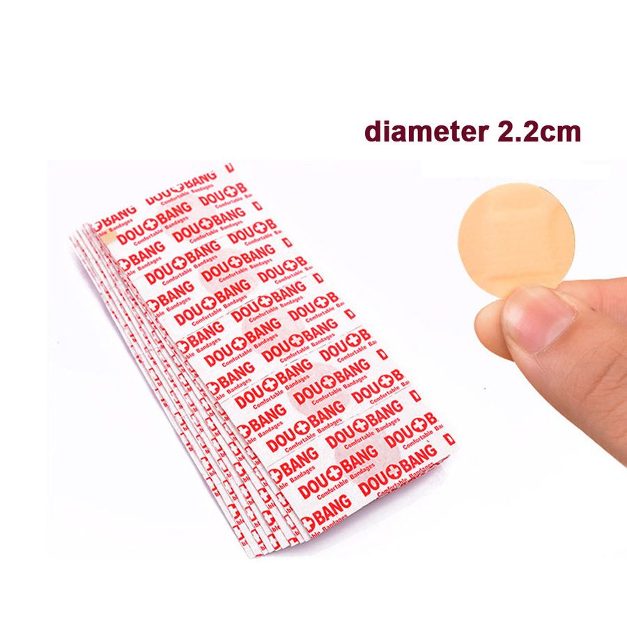 Plaster Healing Sterile Waterproof Aid Round C694 First Hemostasis 100Pcs/Lot Adhesive Bandage Stickers Aid Band Wounds Wound