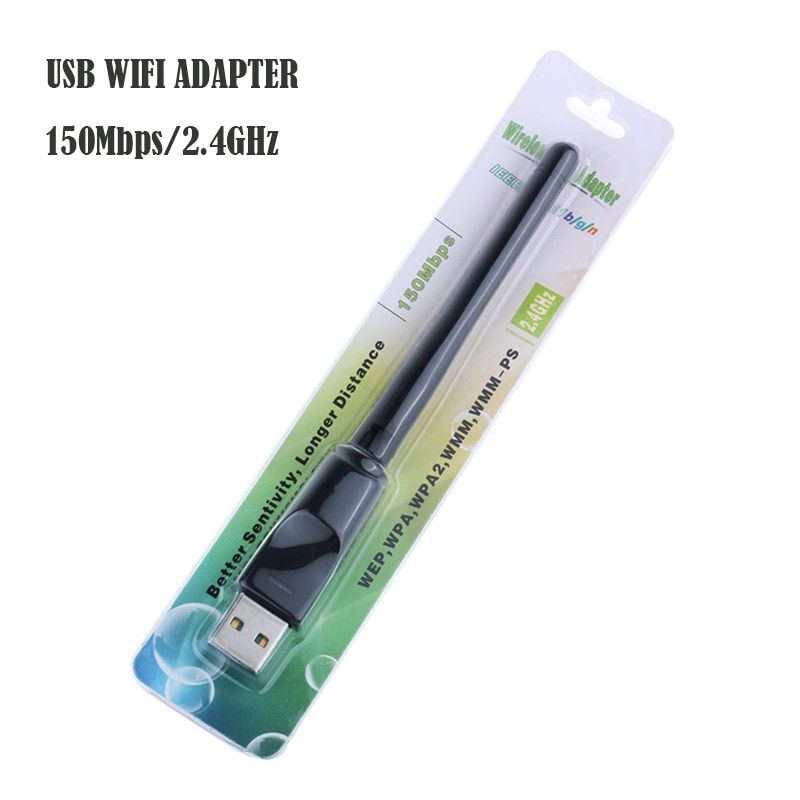 MT7601 150Mbps Wireless Network Card Mini USB WiFi Adapter LAN Wi Fi Receiver Dongle Antenna 802.11 B/g/n For PC Windows