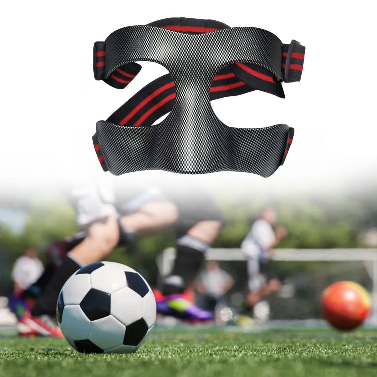 Nose Guards Adjustable  Face  Red Black Band