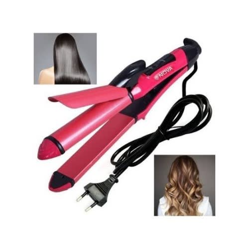 Hair Straightener And Curler - 450W