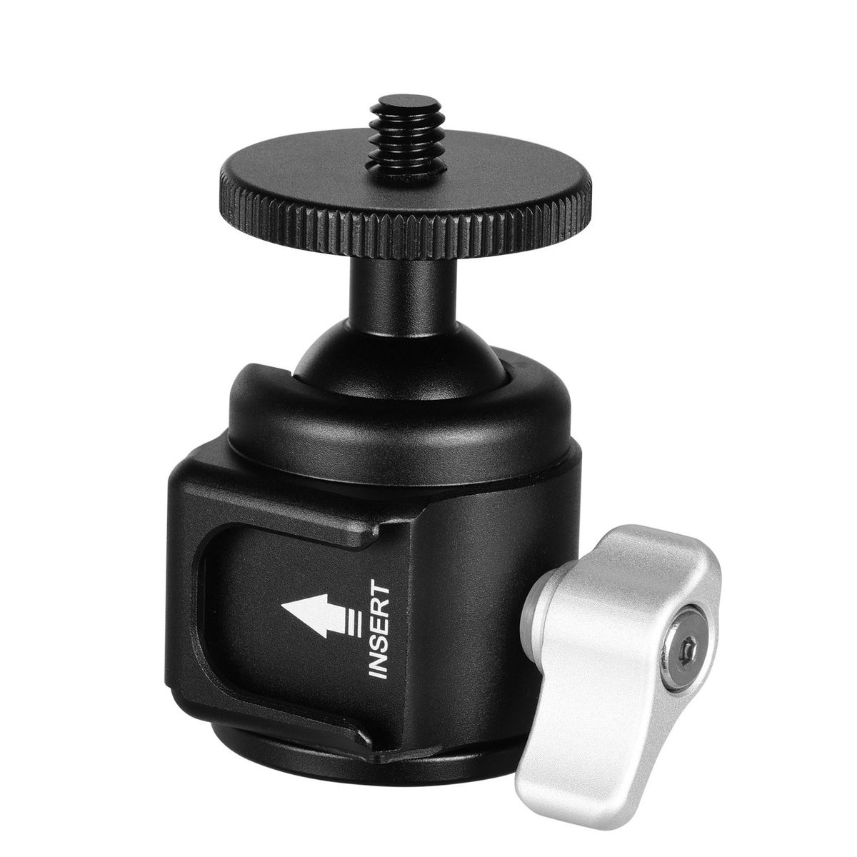 Mini Aluminum Alloy Ball Head Camera Tripod Head CNC