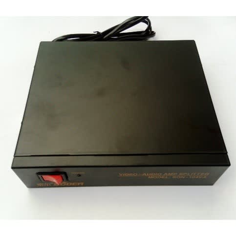 4 Ports Audio And Video Splitter