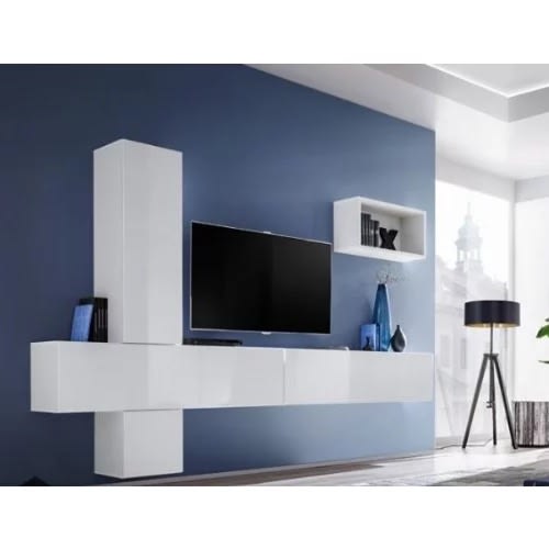 Modern Tv Wall Unit - White