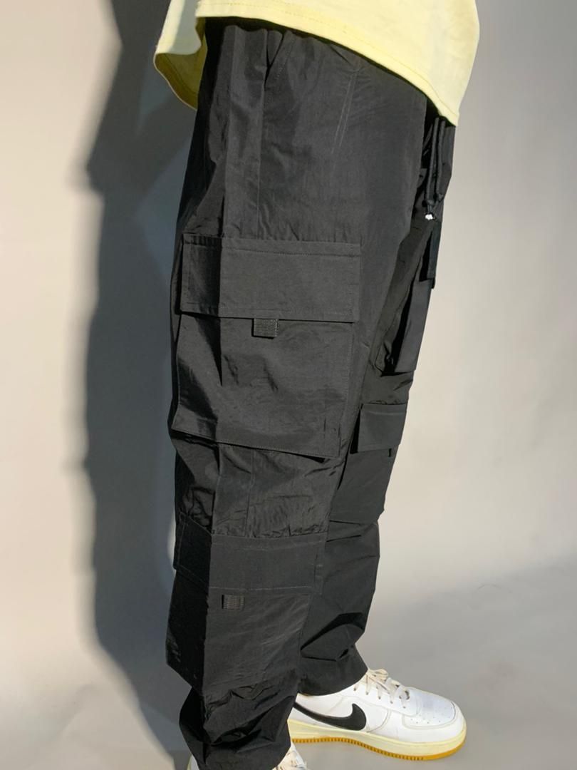 Black Cargo Pant With Patch Pocket