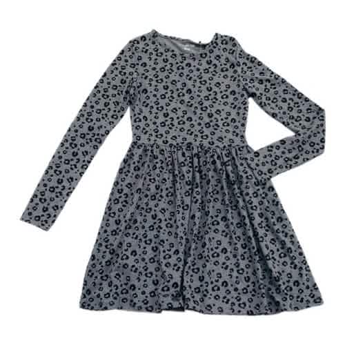 Leopard Skin Longsleeve Dress- Multicolour