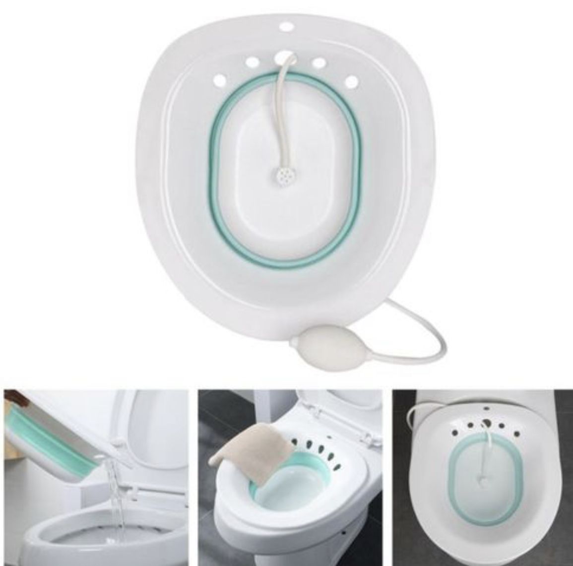 Classic Sitz Bath Bowl With Flusher