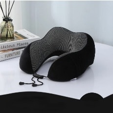 Travel Neck Pillow - Black