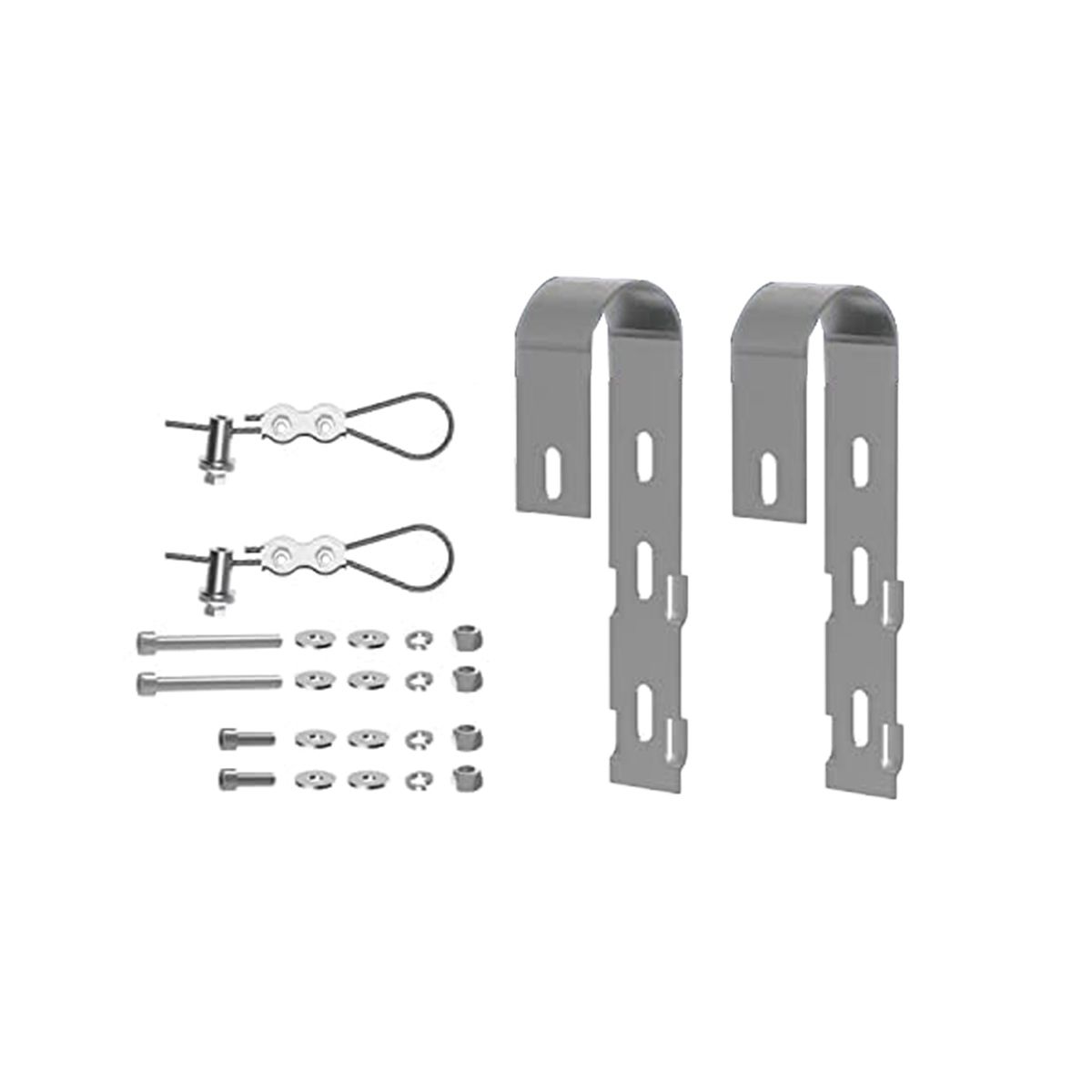 Solar Panel Mounting Bracket Simple Installation 2 Pcs Balcony Solar Module Bracket Solar Panel Holder for PV Module