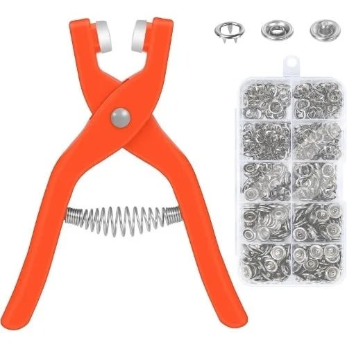 Hand Pressure Pliers Tool Set For Buttons