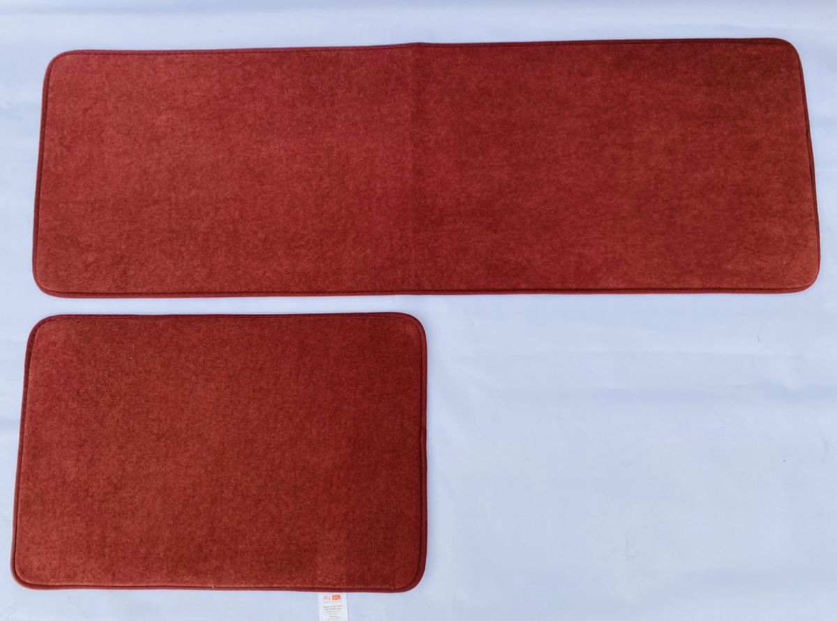 2in1 Memory Foam Mat For Bedroom Kitchen & Bathroom BROWN