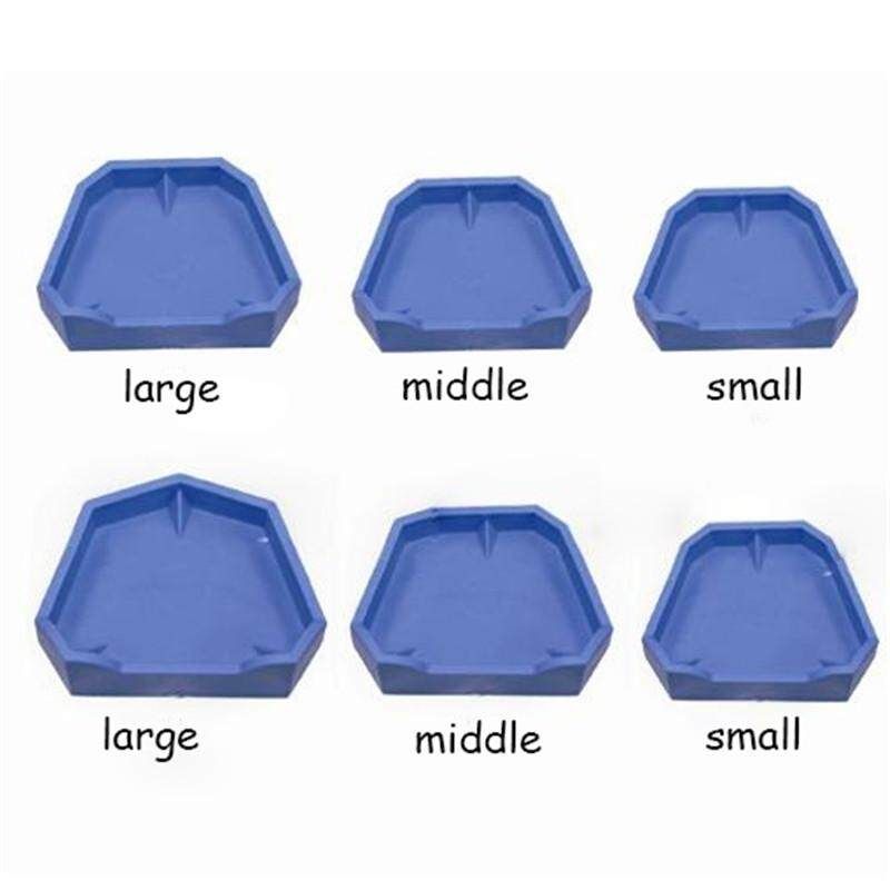 6pcs/Set Dental Impression Stainless Steel Autoclavable Denture Instrument Teeth Tray Oral Hygiene Tooth Tray Dental Lab Tools