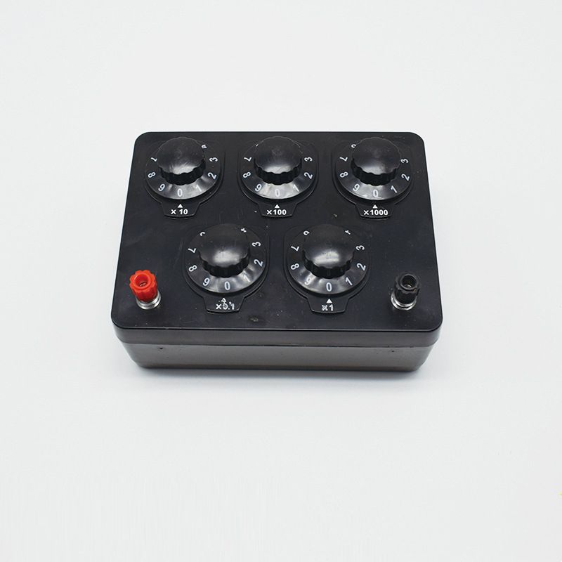 0-9999 Ohm Black Resistance Box Precision Variable Decade