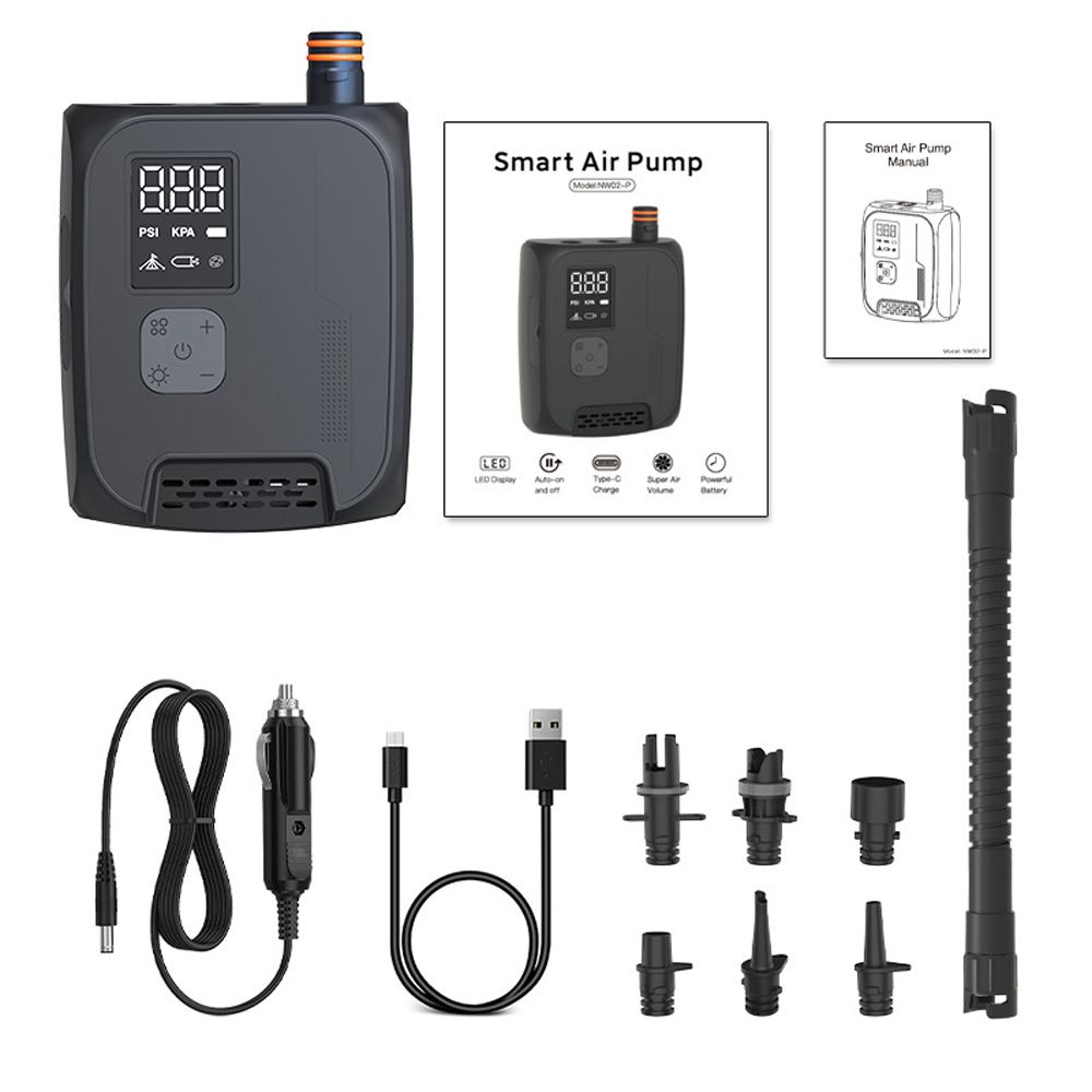 Electric Air Pump Intelligent LED Cordless Air Inflator