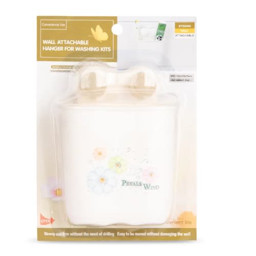 Wall Attachable Toothpaste And Toothbrush Holder