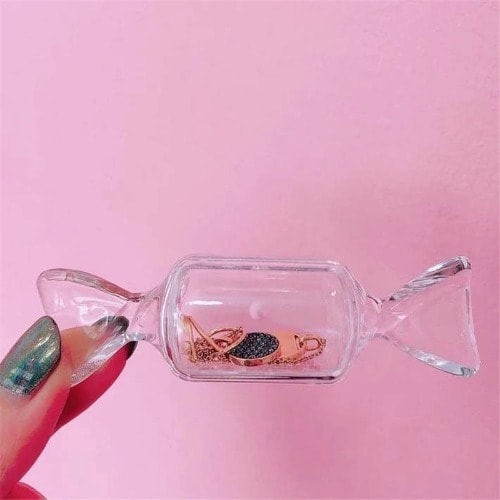 Candy Shape Transparent Jewelry Case