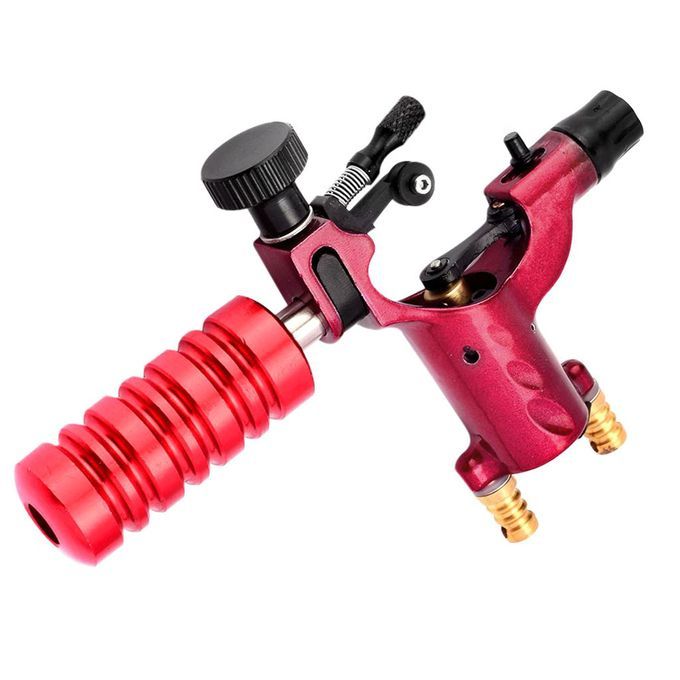 Rotary Tattoo Machine Gun Dragonfly Shader Liner With Handle Grip Red
