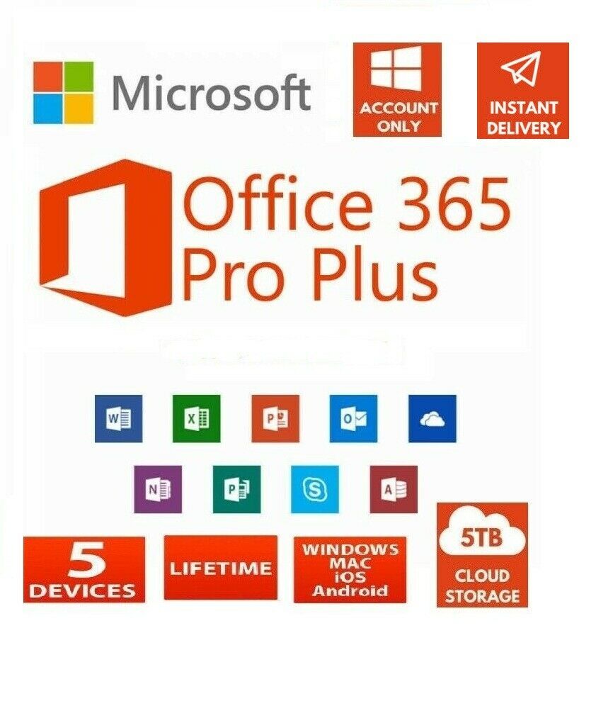 Office 365 Pro Plus Lifetime Account