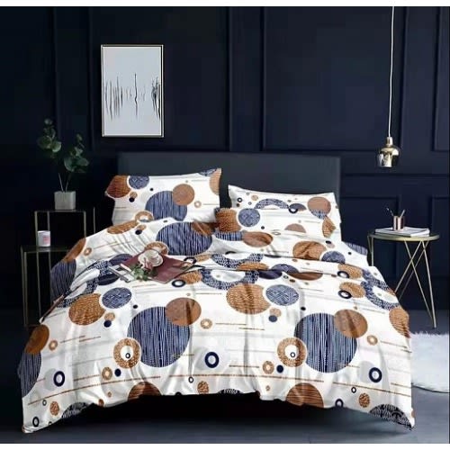 Circle Design Duvet Cover With Pillowcases