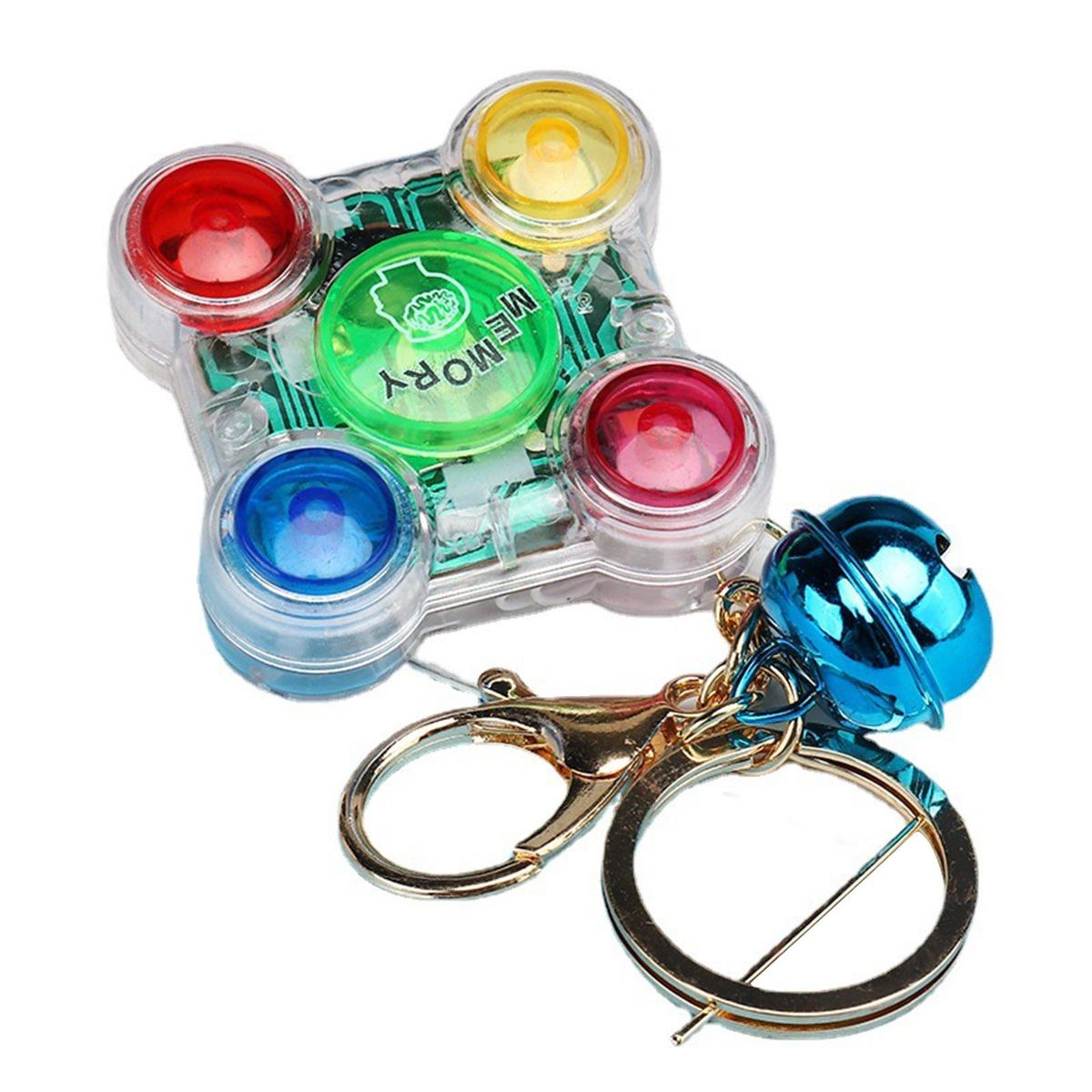 Keychain Children Learning Memory Device White