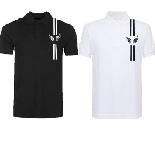 2 In 1 Men's Insignia Design Polos