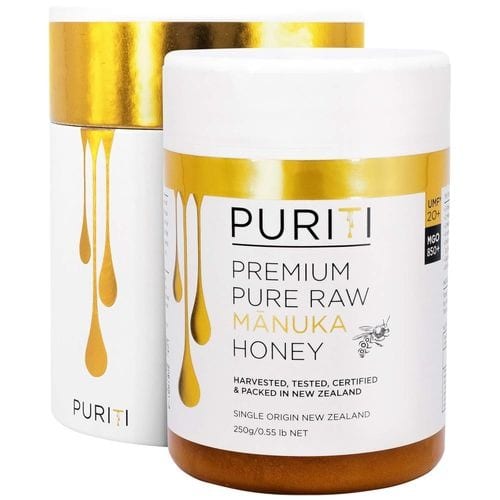 Puriti Premium Manuka Mgo 829+ /Umf 20+ 100% Pure Genuine Raw Manuka - 8.8 Oz Jar