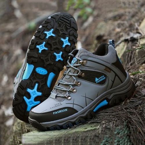 YT585188 Outdoor La E-up High-top Hiking Boots Sport Men's Shoes For  Limbing-gray