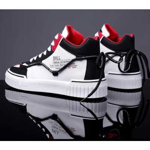 Men Canvas Lace-up Sneakers