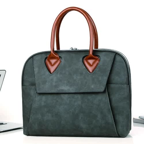 Nubuck Waterproof Business Handbag - 15"