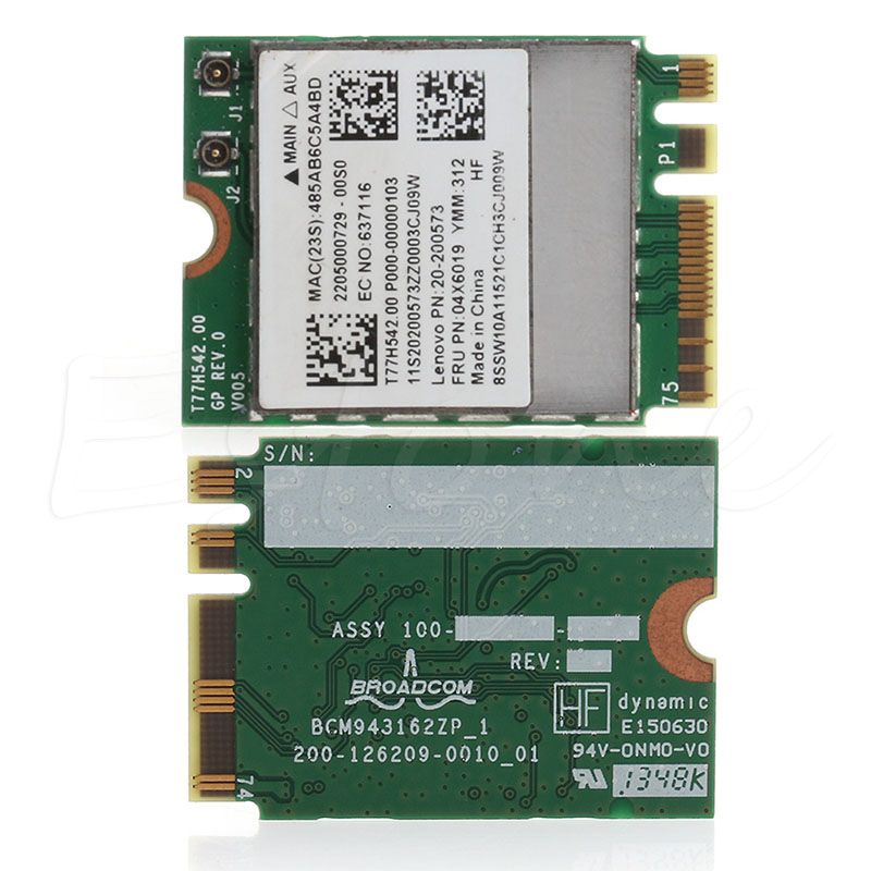 Bluetooth 4.0 Dual-band Wireless WIFI Card For G50-30 45 70